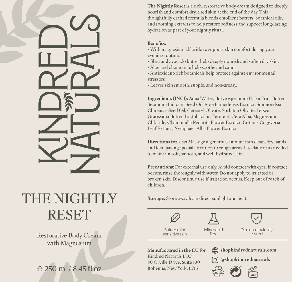 The Nightly Reset — Restorative Magnesium Body Cream
